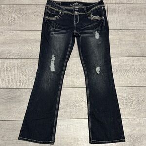 Almost Famous Midnight Blue Boot Cut Jeans